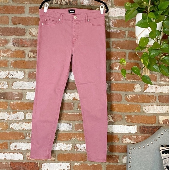 HUDSON Krista Super Skinny Ankle Rose Pink Jeans Size 31 - Picture 3 of 8